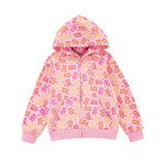 Mid Weight French Terry Zip-up Hoodie, Gummy Bears