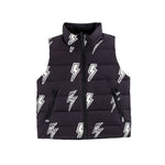 Casey Reversible Vest Lightning Storm