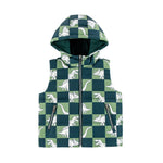 Dylan Reversible Heavy Down Vest Dino Block