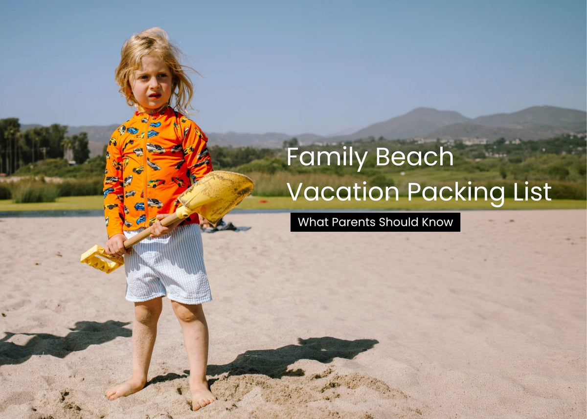Family Beach Vacation Packing List: Kids' Clothing Edition