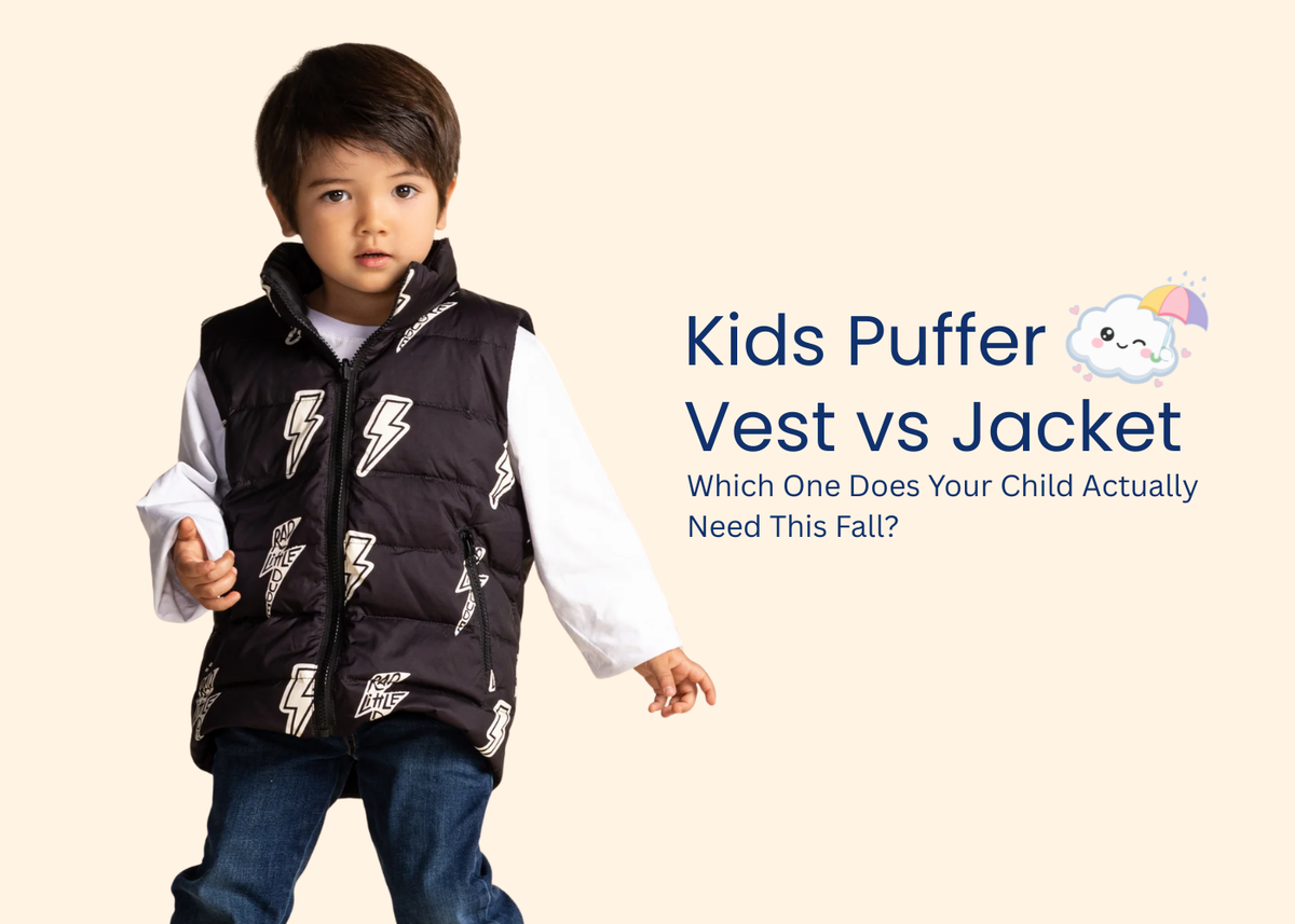 Kids Puffer Vest vs. Jacket: Which One Does Your Child Actually Need This Fall?