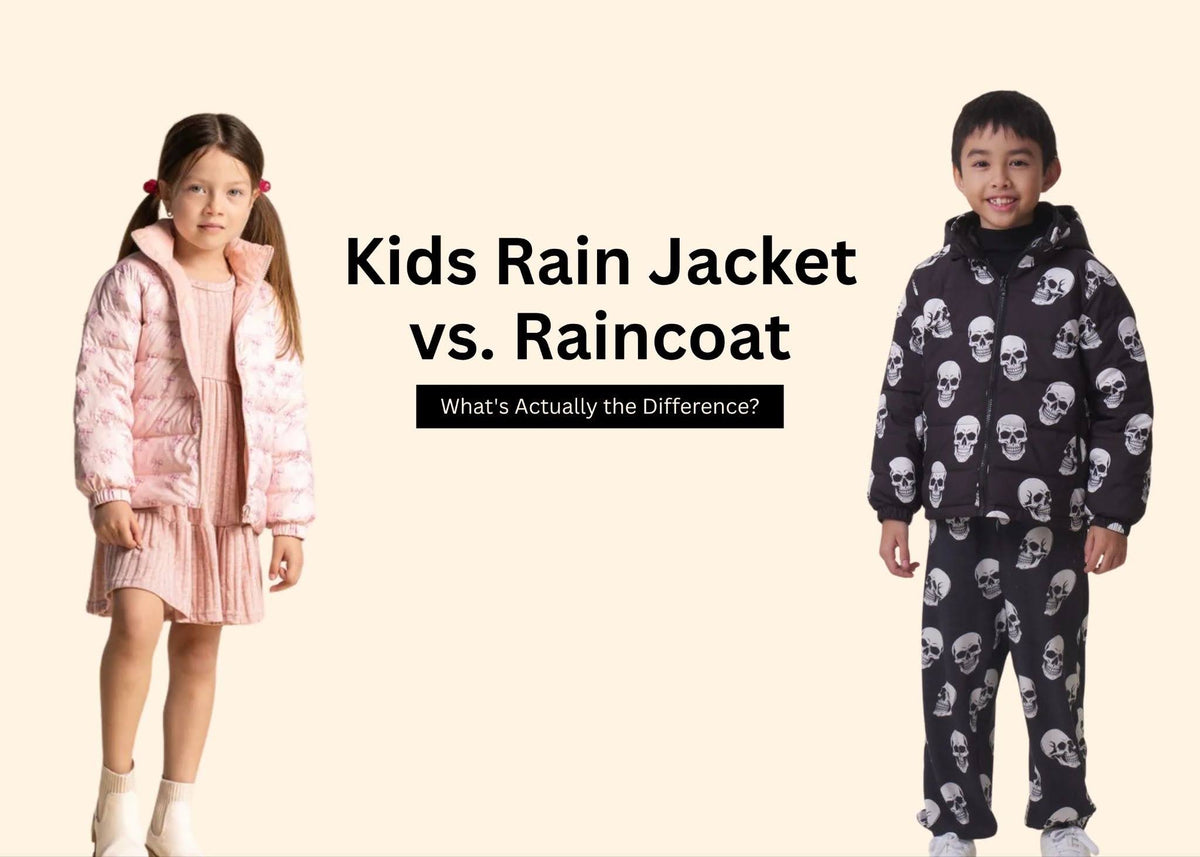 Kids Rain Jacket vs. Raincoat: What's Actually the Difference?