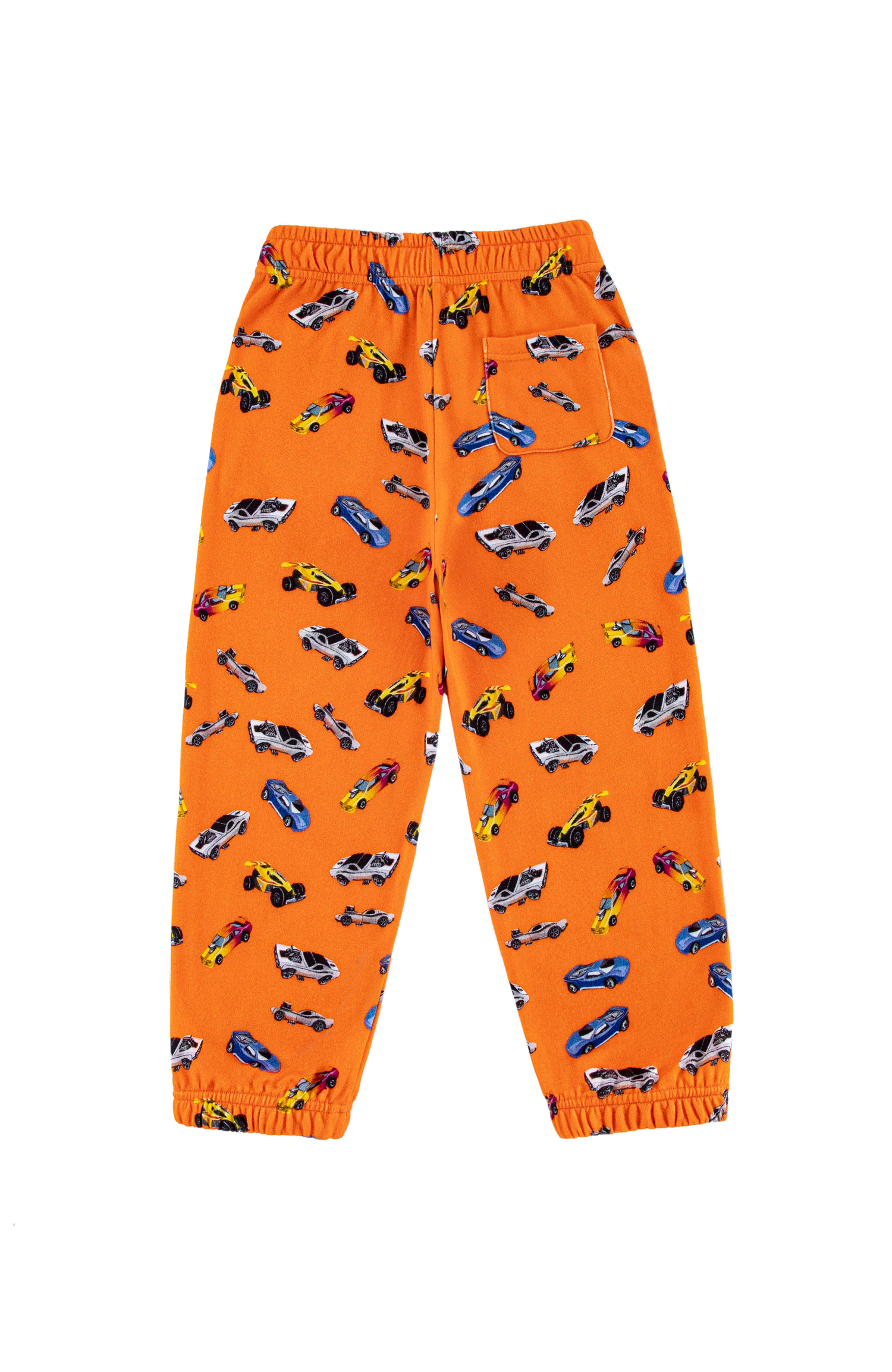 Soft Fleece Jogger, Orange Hot Rod
