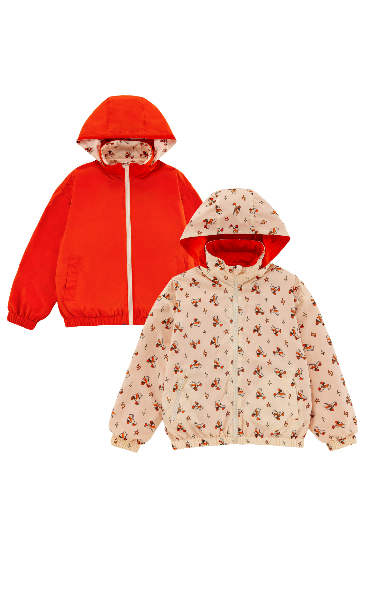 Max Reversible Rain Jacket Windbreaker, Roller Skate