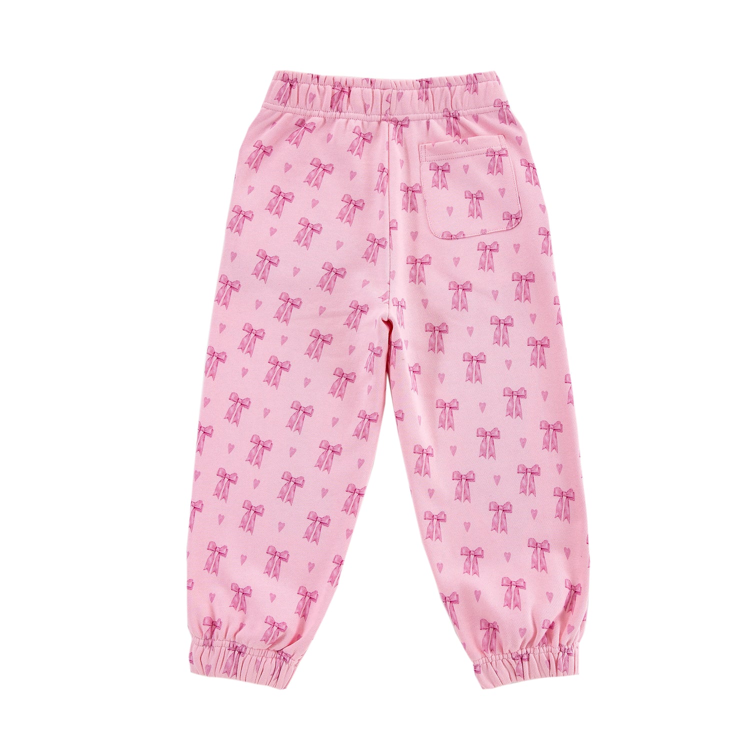 Mid Weight French Terry Jogger, Lovely Bow