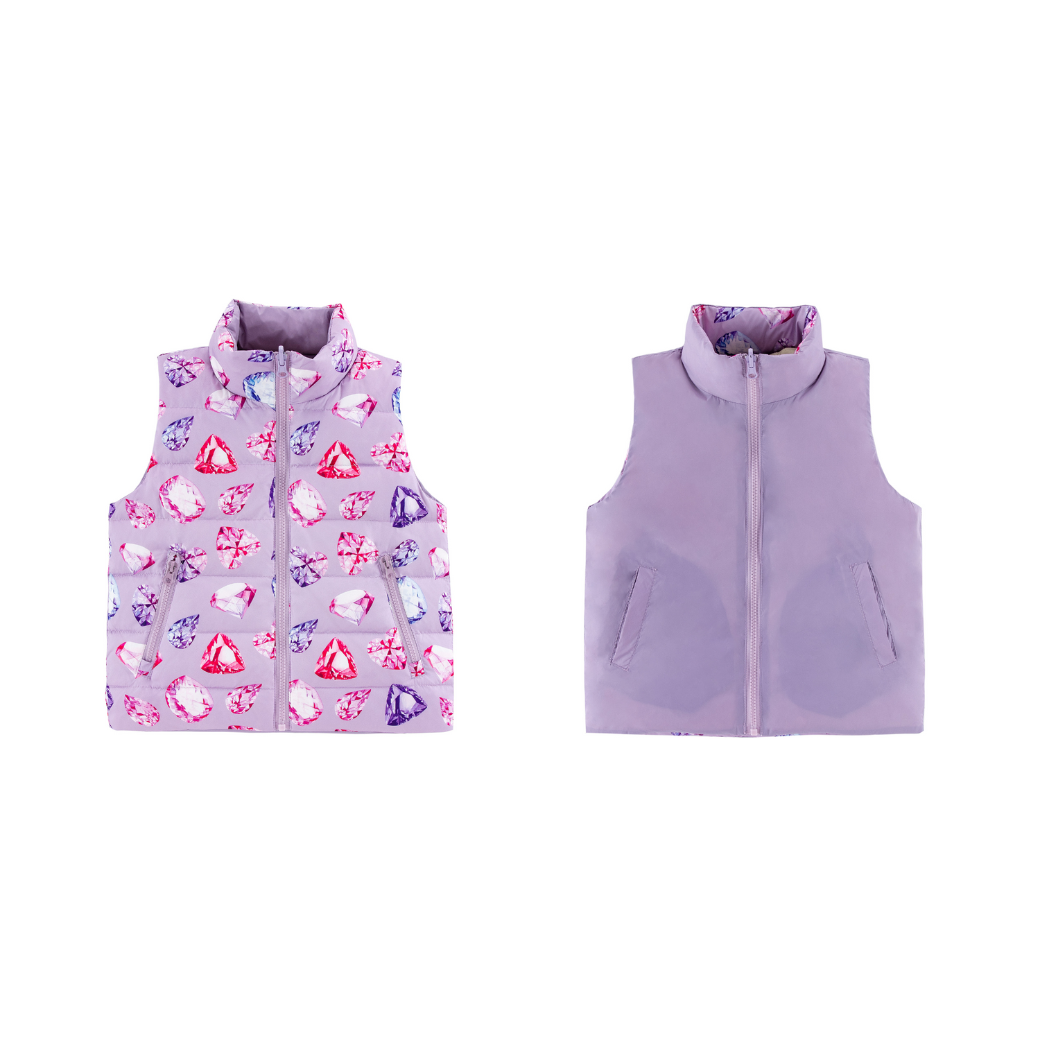 Casey Reversible Vest Diamond Love