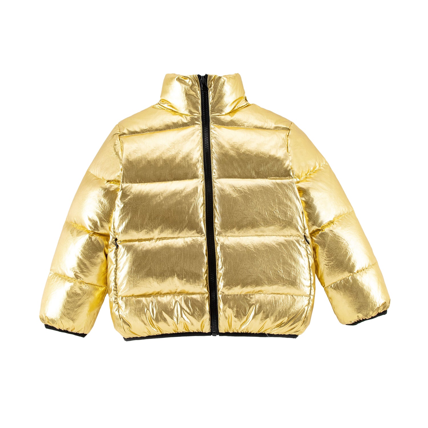 Finley Metallic Puffer Gold