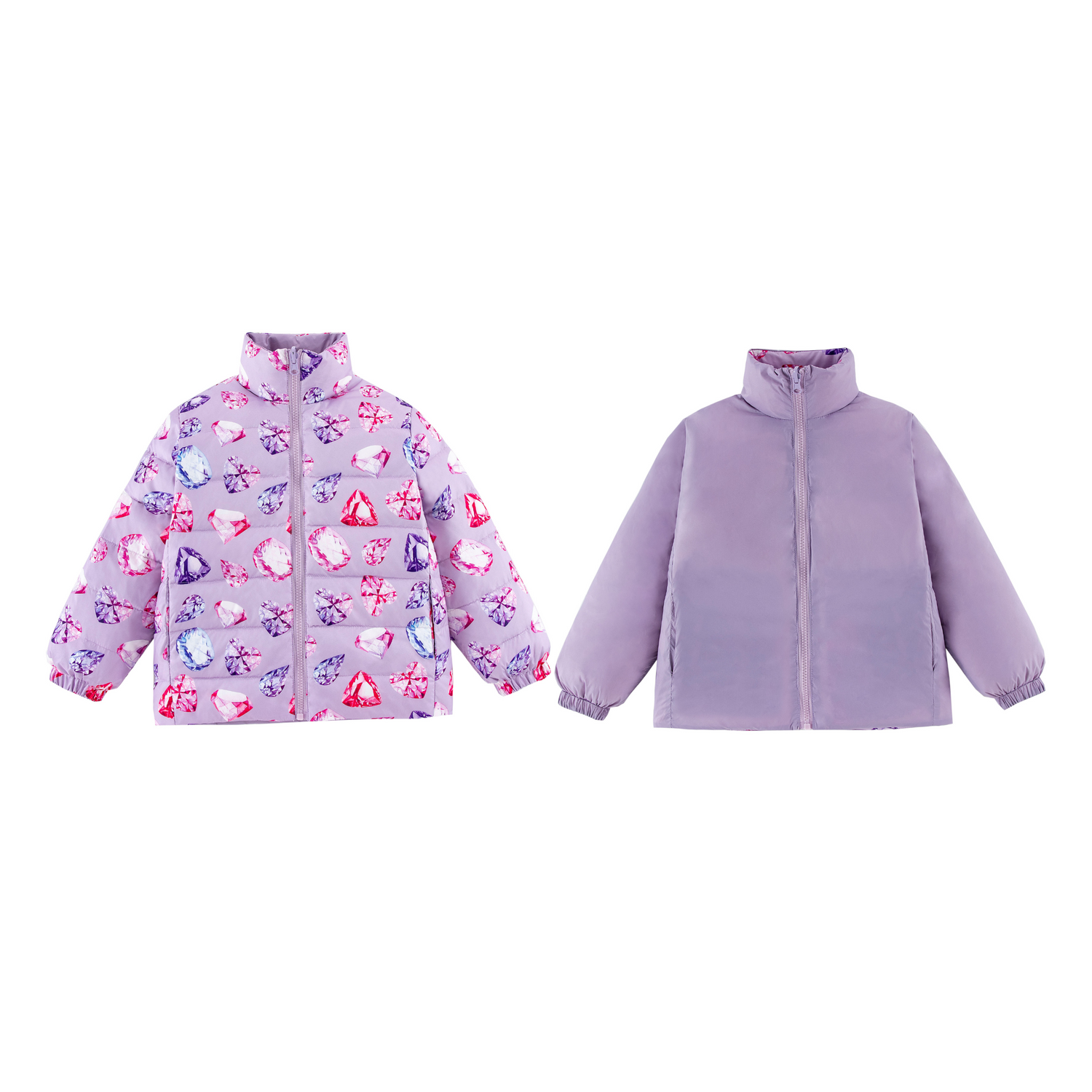 Blake Reversible Puffer Diamond Love
