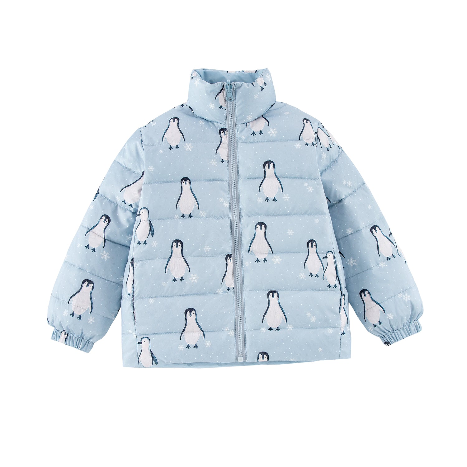 Blake Reversible Puffer Penguin Pals