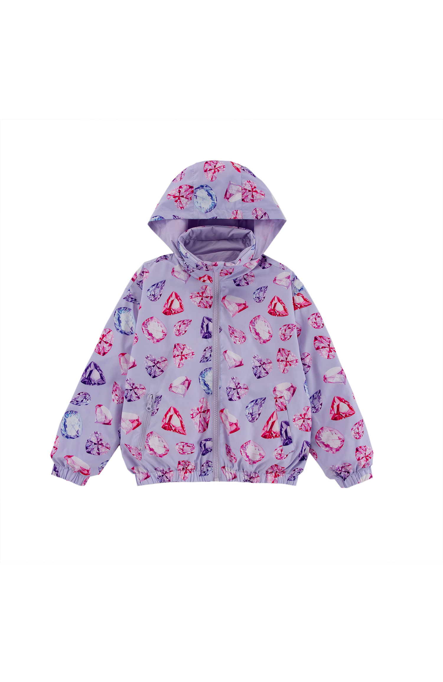 Max Reversible Rain Jacket Windbreaker, Diamonds