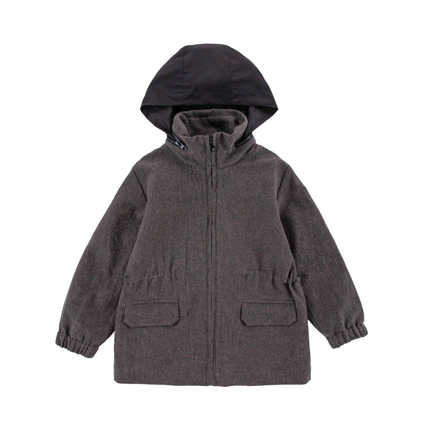 Yale Linen Dark Grey Parka