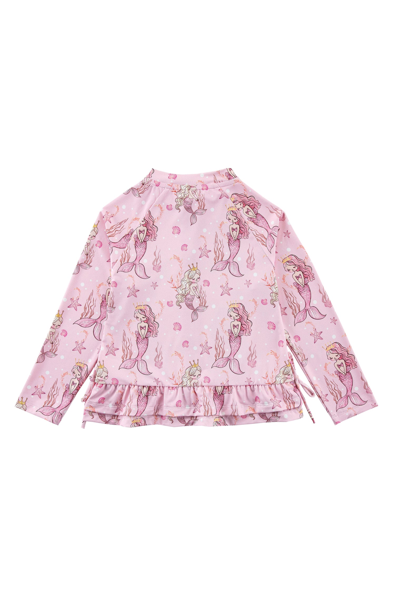 Raya UPF 50+ Ruffled Zip Up Sun Protection Jacket, Mermaid