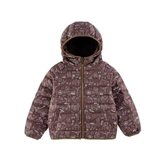 Ryan chocolate Down Jacket