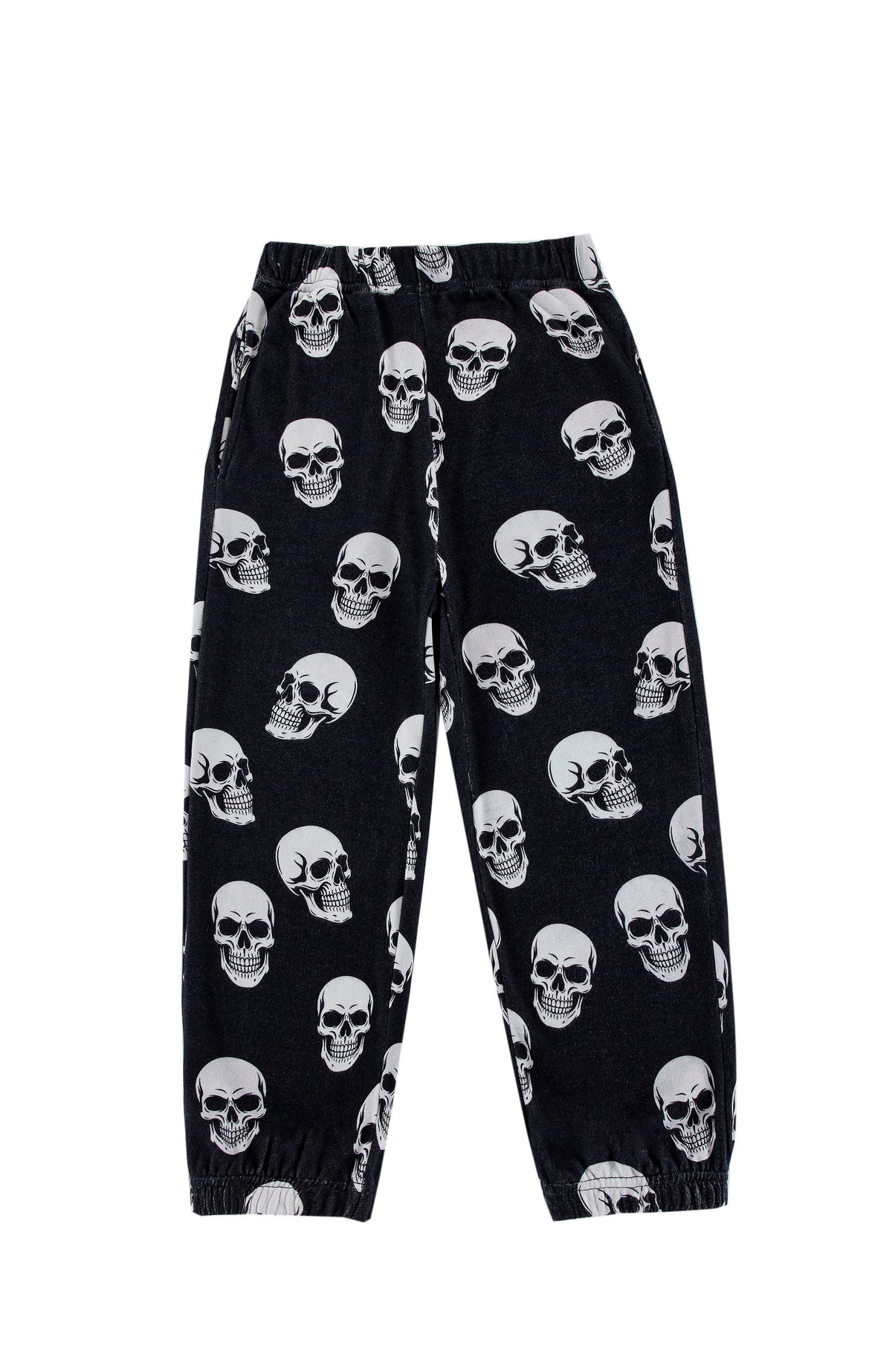 Soft Fleece Jogger, Skulls