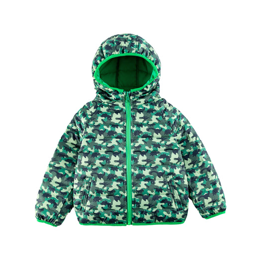 Ryan Dinosaur Camo Down Jacket