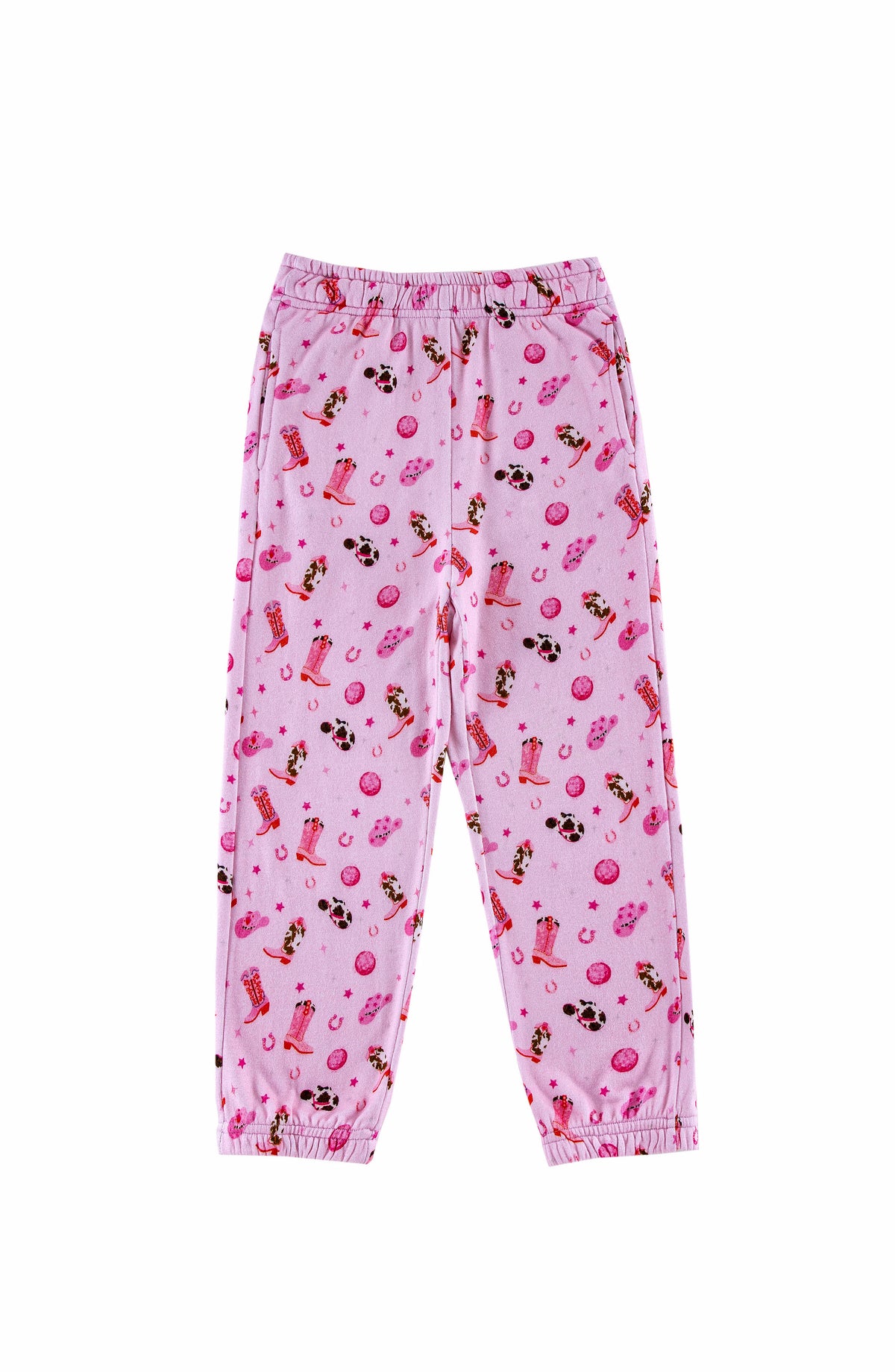 Soft Fleece Jogger, Disco Cowgirl