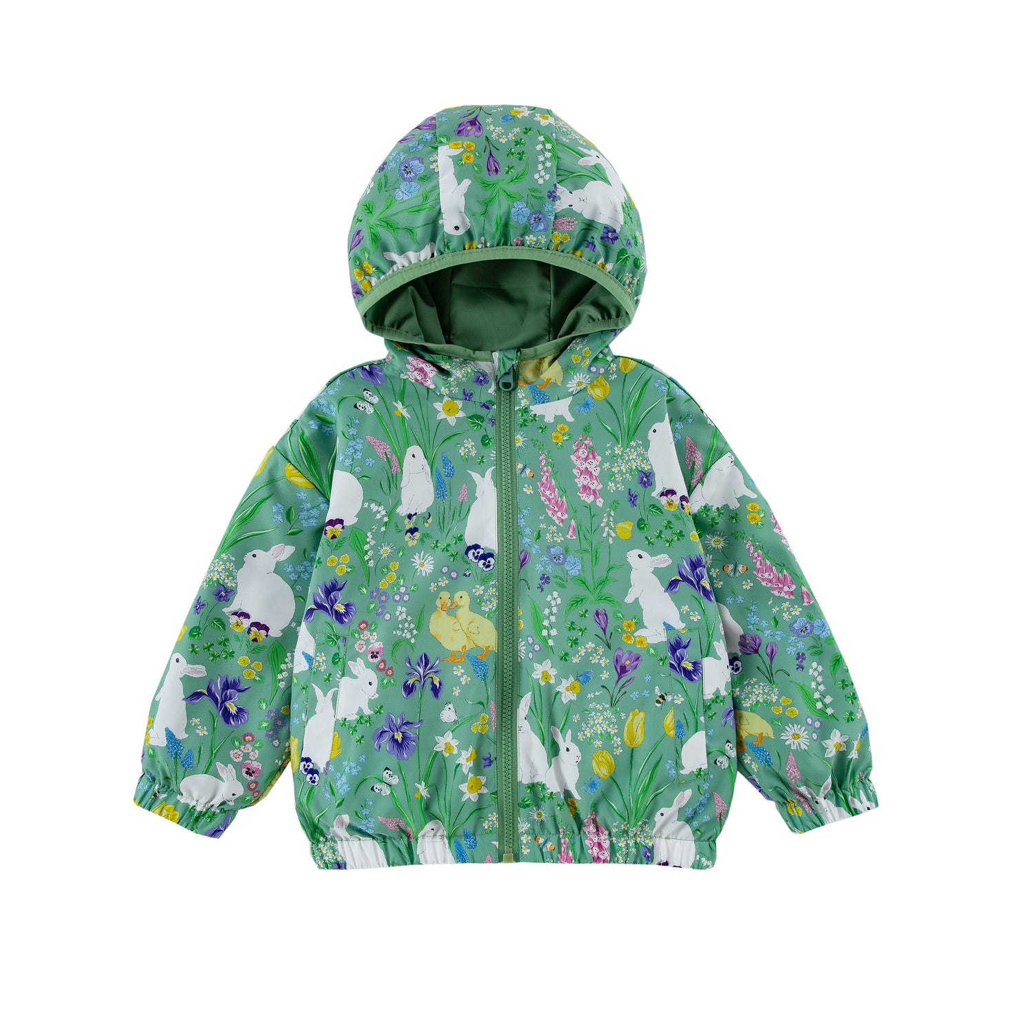 Nova Green Easter Reversible Rainresistant Windbreaker