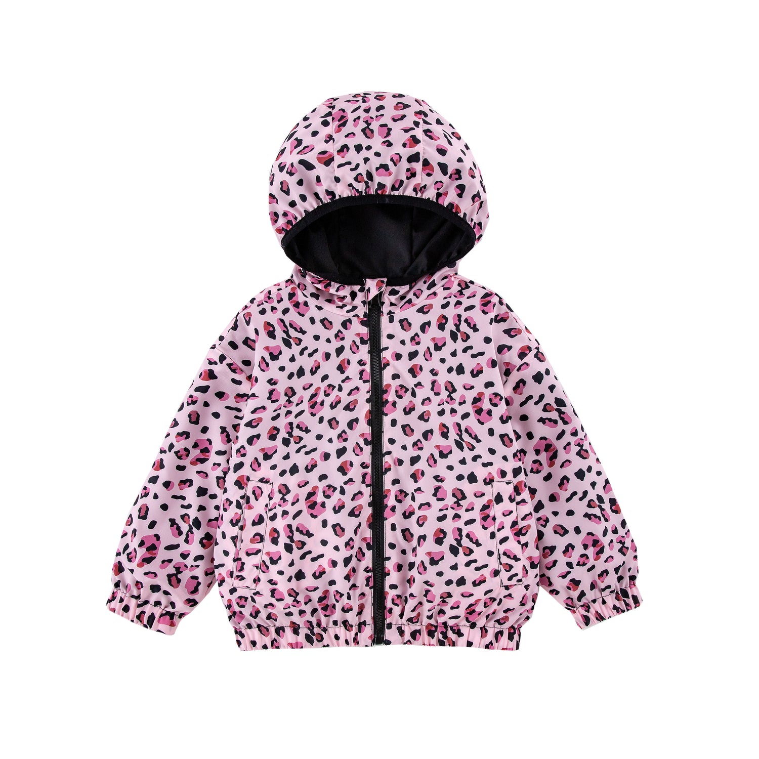 Nova Leopard Print Reversible Rainresistant Windbreaker