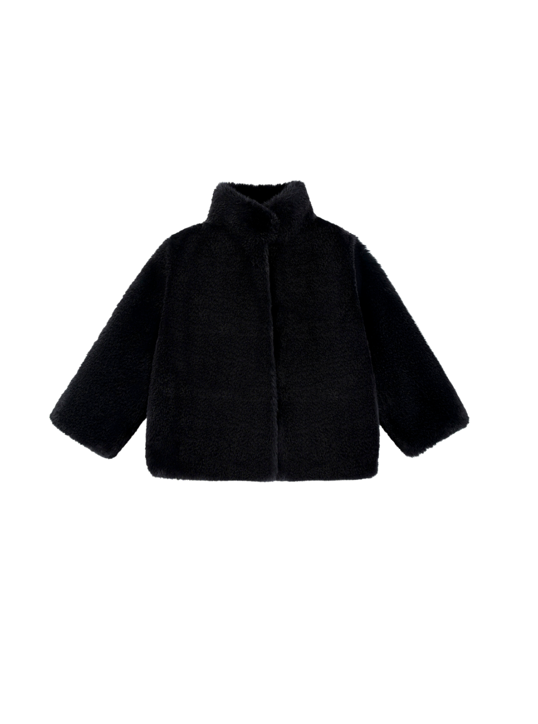 Sadie Faux Fur Coat, Black