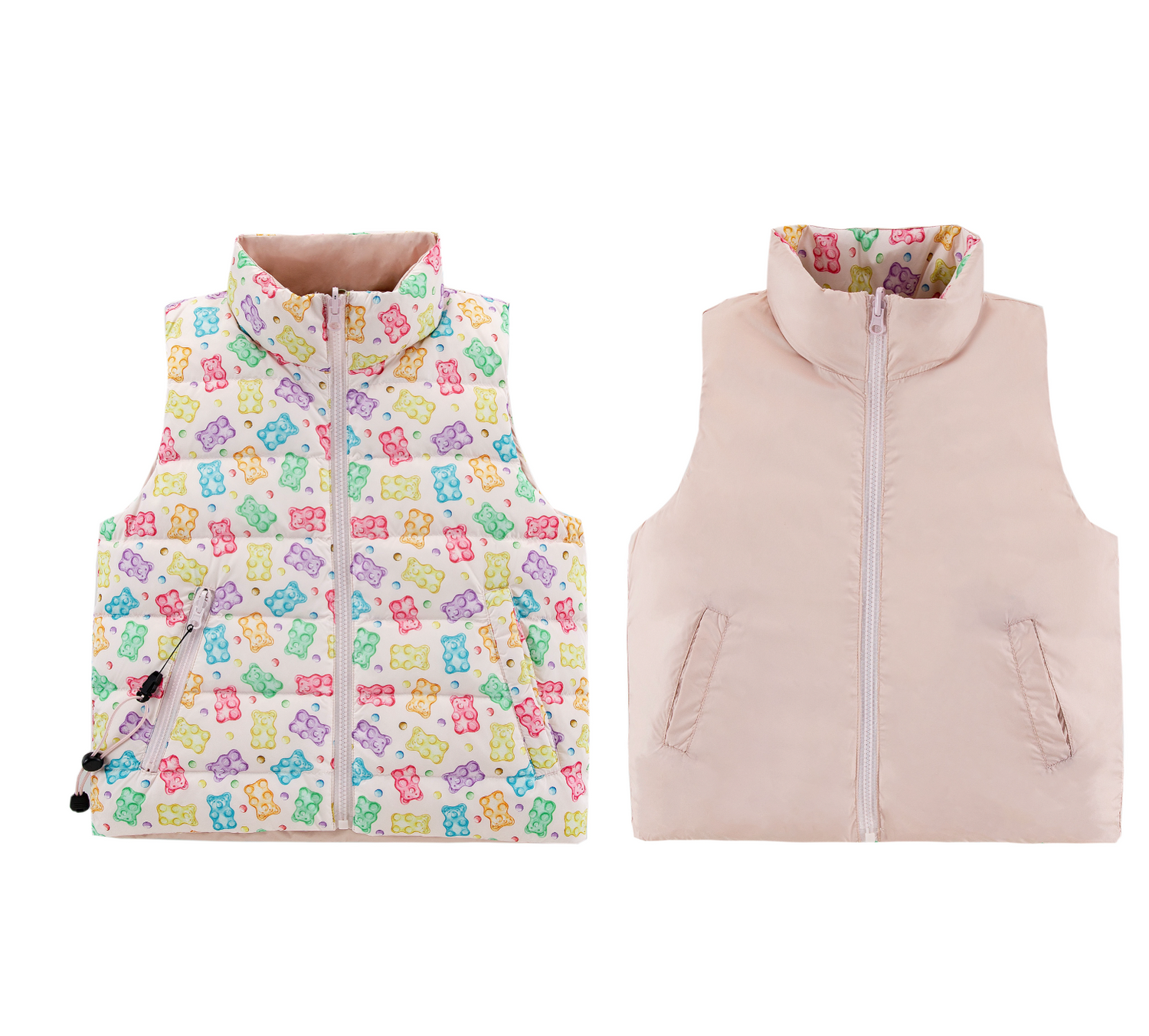 Casey Lightweight Reversible Vest, Gummy Bears